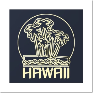 Beautiful Vacation In Hawaii Posters and Art